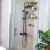 Milano Enzo Bath Shower with Rod & Rain Shower Complete Set