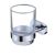 Milano Ruby Brass Tumbler Holder Chorme-Made In China