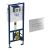 Sanit Pushplate Rectangular Wall Fix 90.502.00.S012