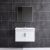 Milano Rose Vanity Model No. HS16332 with Mirror Cabinet Ceramic Basin