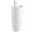 Milano Sira Decorative Basin White 400 x 400 x 810