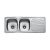Milano Ss Kitchen Sink Bl-839 1140X480X180 Inset-
