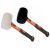 Milano Rubber Hammer Black 16Oz Fiber Handle
