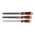 Milano File Flat Steel 3Pcs Set 200Mm/8