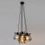 Adam Modern Hanging ON Chandelier - Black