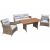 Kuba Dining Set - Brown