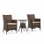 Darlene Rattan Balcony Set - Beige