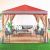 Hazel Steel Gazebo 3X3 - Red