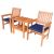 Merlot Wooden Balcony Set