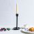 Aw21 Aliena Taper Candle Holder- S Black 11X11X18Cm 1368