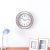 Aw19 Lexie Wall Clcok Antique Silver 16Inch L1583-Promo