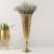 Decimus Geomatric Vase Large 20x20x60 CM Gold