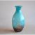 Kiyan Glass Vase Teal & Brown