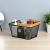 Ss22 Oliver Storage Basket With Bamboo Handle Black 30 X 22 X 14 Hcm Cb19154-004