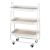 Aw21 Oliver 3 Tier Bath Storage Cart White 51 X 30 X 77.2 Cm Cb20024-1-004