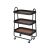 Ss21 Oliver 3 Tier Bath Storage Cart Black 51 X 30 X 77.2 Cm Cb20024-1-004