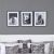 Lorena Architecture Art Frame 16X20Inch Set Of 3- Black
