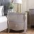 Vianna Night Stand Set of 2-Grey / Golden