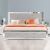 Ezekiel 180X200 King Bed-White / Silver