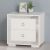 Ezekiel Night Stand-White / Silver