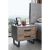 Norden Night Stand Set of 2-Walnut / Stone Grey