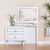 Merit Dresser with Mirror-White / Silver