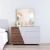 Paxton 6-Drawer Dresser with Mirror - Walnut/Grey