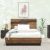Davina 150X200 Queen Bed - Walnut/Black