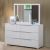 Brooklyn Dresser With Mirror - White