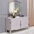 Classadora Dresser with Mirror and Stool - Beige / Champagne Gold