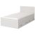 Trensor 90X200 Kids Bed with 2 Drawer Storage - Off White