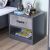 Retro Night Stand - Dark Grey