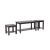Linda 2 Layer Coffee And End Table Set - Dark Walnut