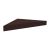 Triangle Corner Shelf 35X35X3.8 - Gloss Walnut