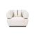 Duncan 1 Seater Fabric Sofa - White