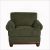 Portland 1-Seater Fabric Sofa – Green - With 2-Year Warranty