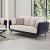 Portsmount 2-Seater Fabric Sofa - Beige / Midnight Blue