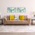 Ada Three Seater Fabric Sofa - Olive Green