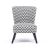 Janna Fabric Easy Chair - Zigzag Print