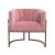 Marrion Fabric Accent Chair - Coral Pink