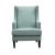 Zendee Fabric Accent Chair - Sea Green