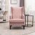 Zendee Fabric Accent Chair - Pink