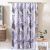 Solid Marble Printed Shower Curtain 182x182 Cm Multicolor