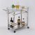 Romy 2 Tier Serving Trolley - Silver