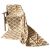 Printed Flannel Plush Blanket Taupe Damask - 150X200Cm