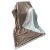 Solid Jacquard Flanel Plush Reverse Sherpa Blanket Beige - 150X200Cm