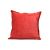 Red Geometric Velvet Cushion 45X45Cm