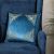 Ss21 Fantasy Embroidered Filled Cushion 45X 45Cms -Teal Hol-425