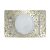 Glamour Glitter Metallic Mirror Look Printed Placemat Gold AEC-29612