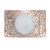 Glamour Glitter Metallic Mirror Look Printed Placemat Copper AEC-29612B